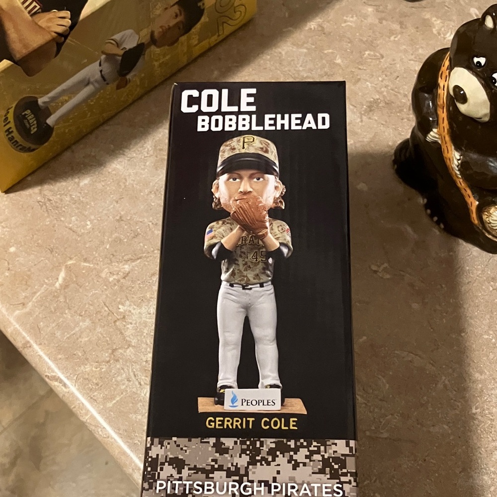 Gerrit Cole Bobblehead in Pirates Uniform